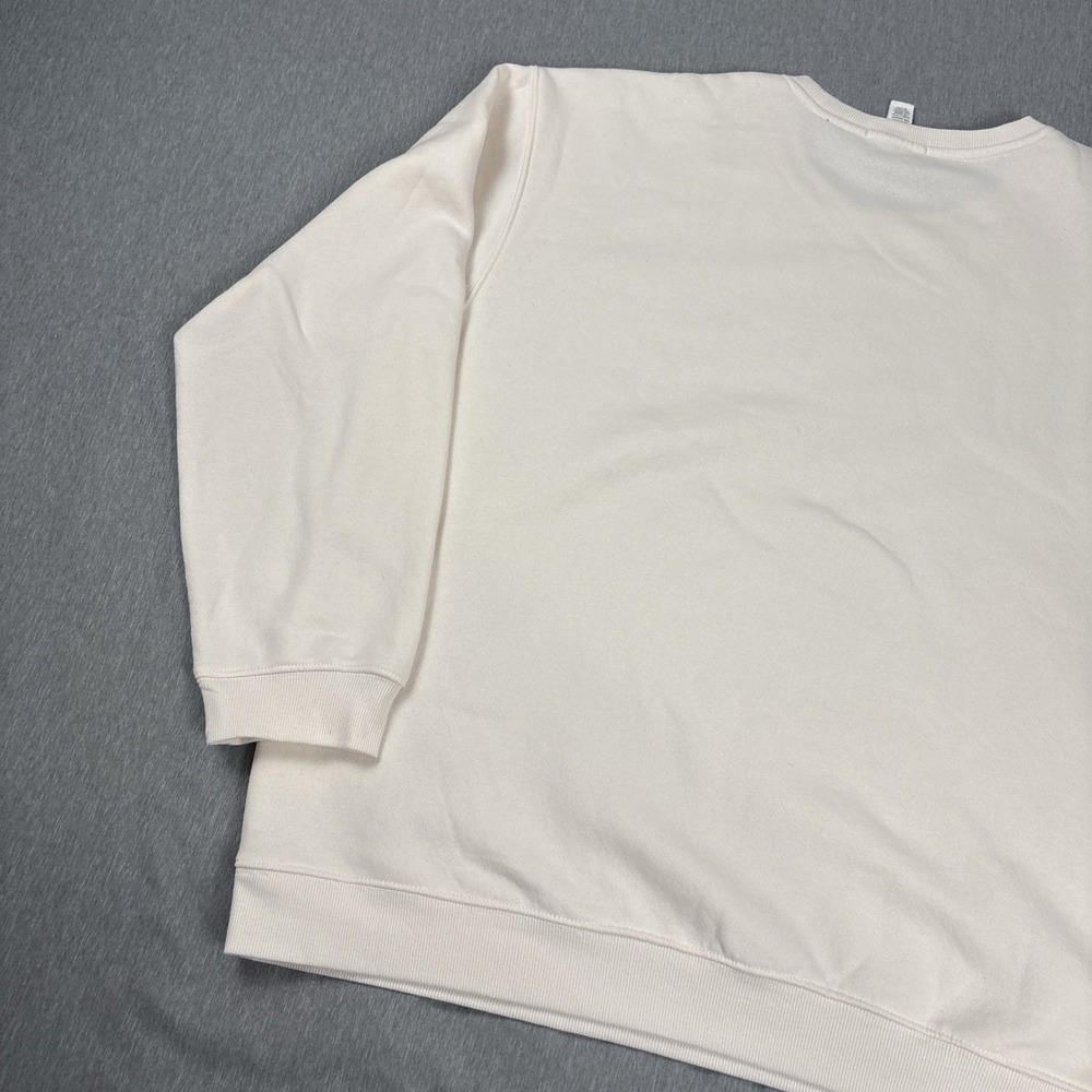 Full‎ Tilt Sweatshirt Cotton Poly  Size XL Cream w/ Brown Outer Banks logo - Picture 9 of 12